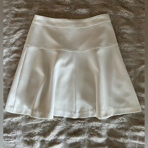 Banana Republic A-line Skirt in Soft Off-white color Blend Fabric, size 4